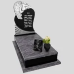 Einzelgrabstein mit Engelskulptur CK 125 Foto 37