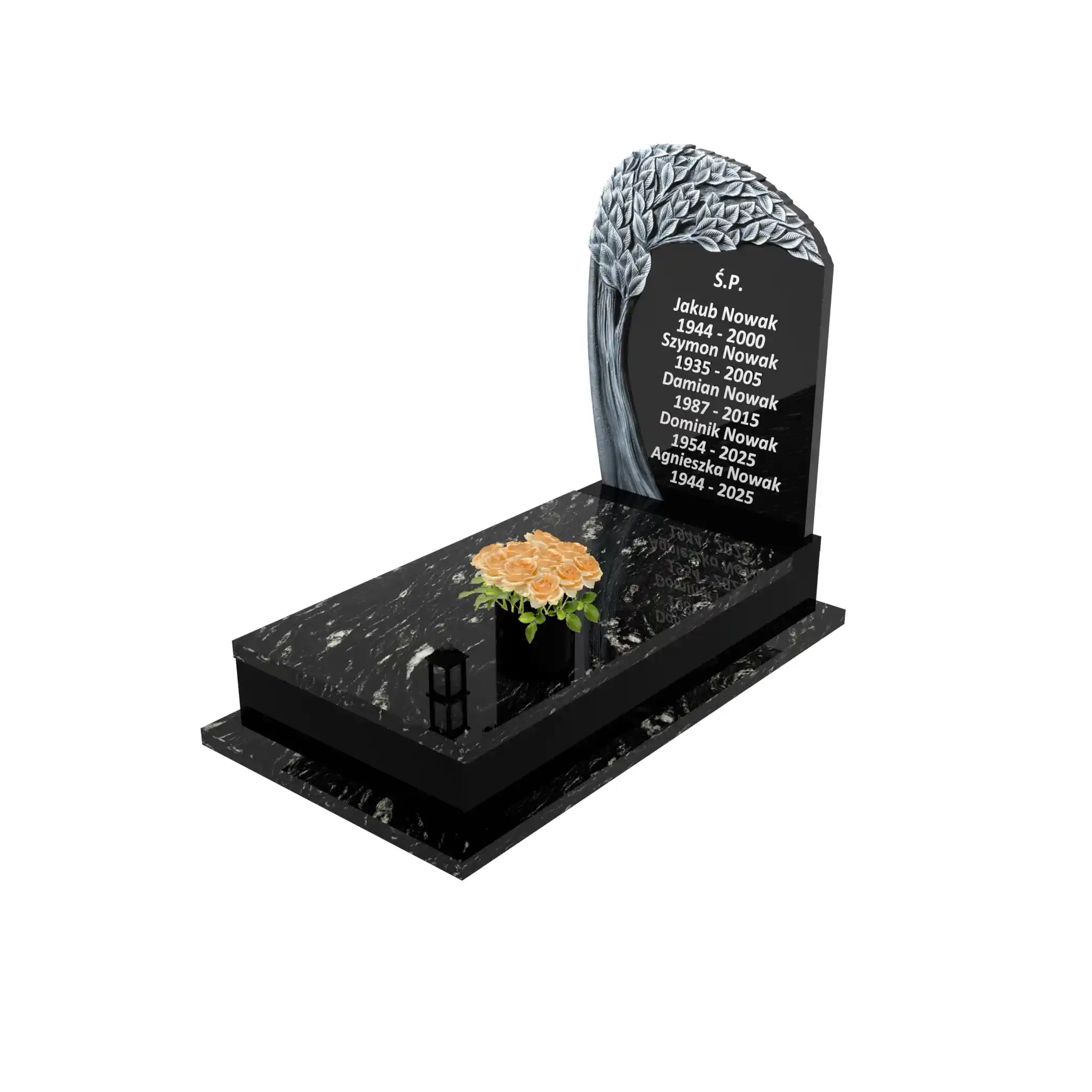Einzelgrab mit Baumskulptur CK 121+360 – photo №1