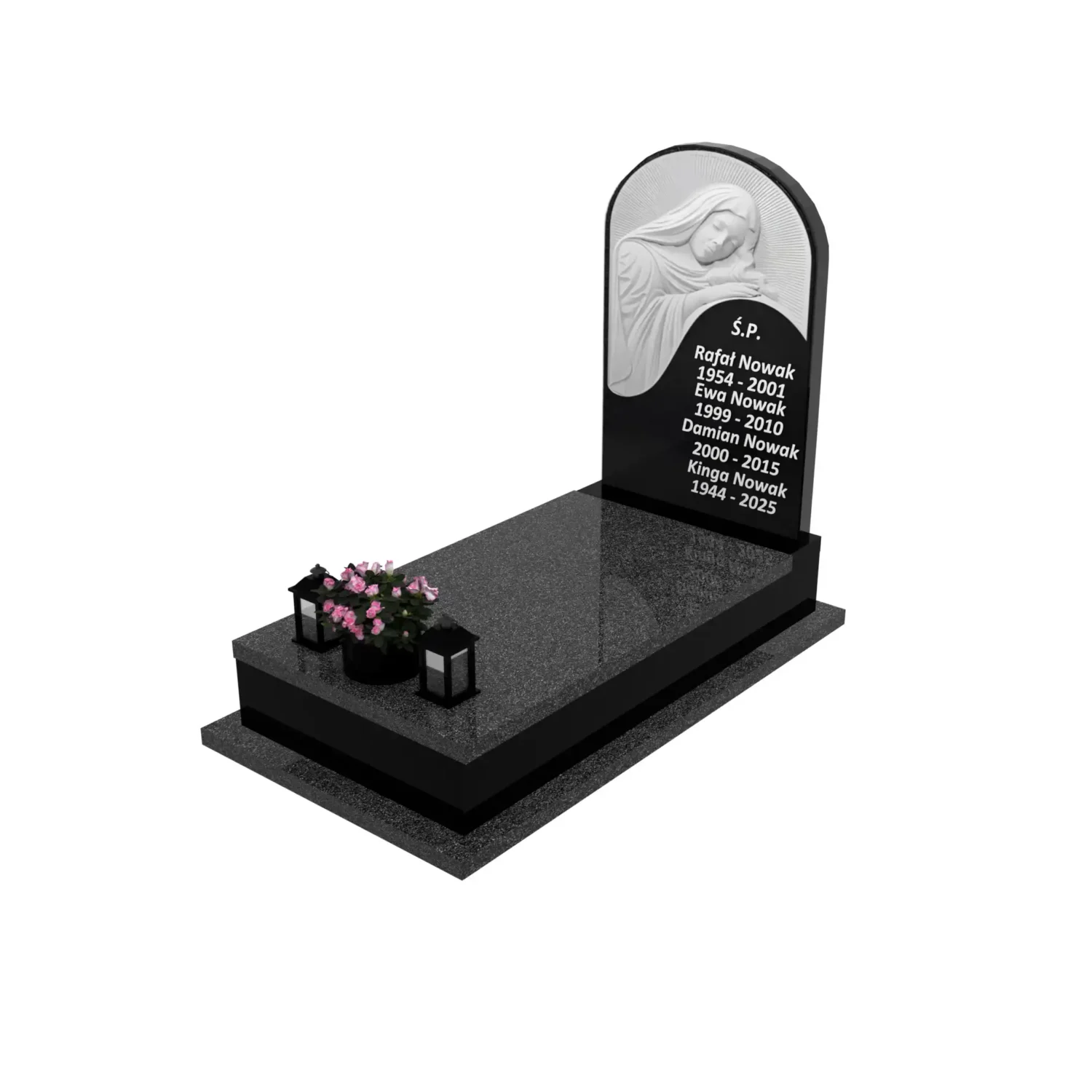 Einzelgrabmal mit Skulptur der Muttergottes CK 117+360 – photo №1