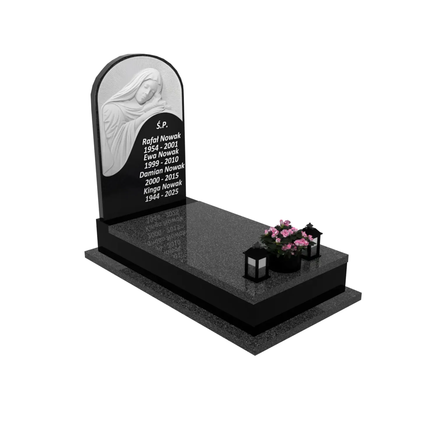Einzelgrabmal mit Skulptur der Muttergottes CK 117+360 – photo №11