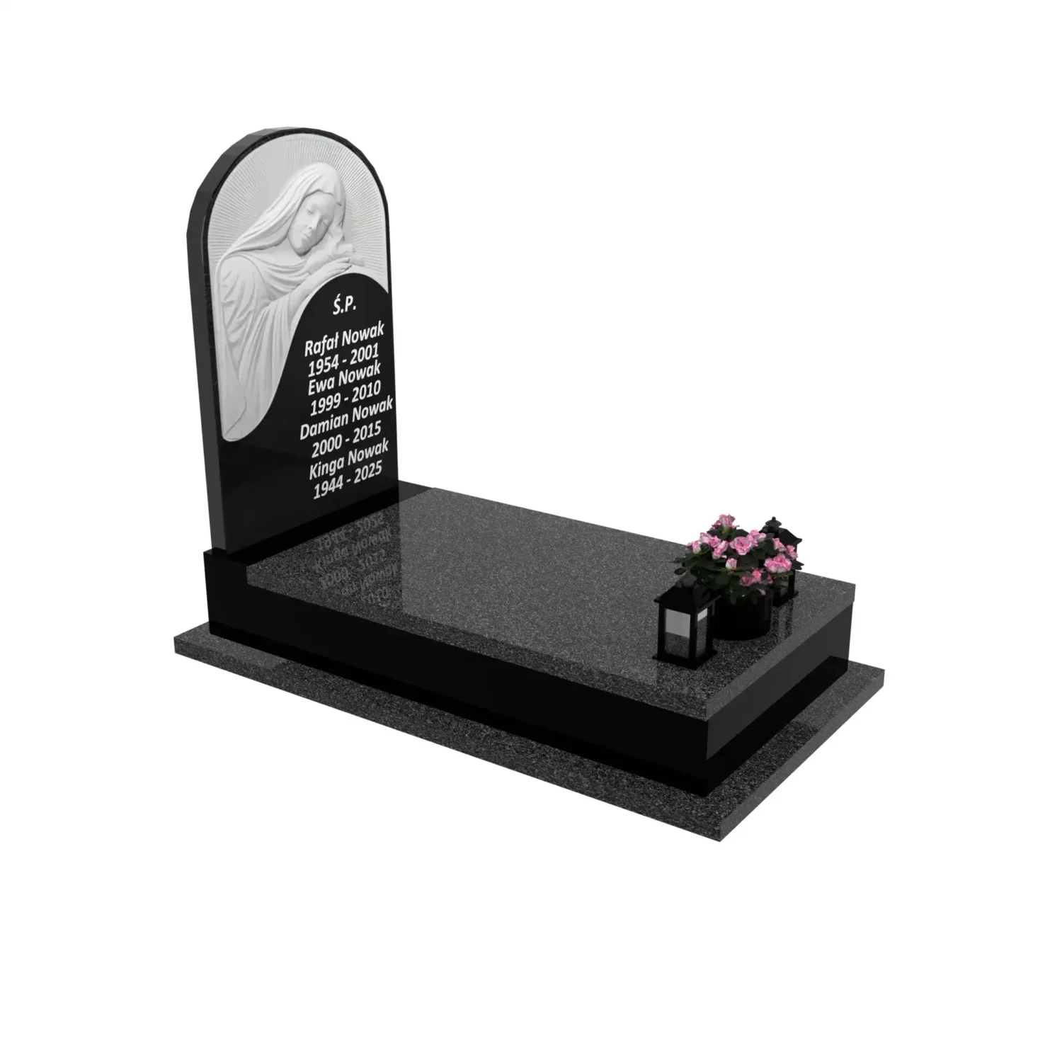 Einzelgrabmal mit Skulptur der Muttergottes CK 117+360 – photo №10