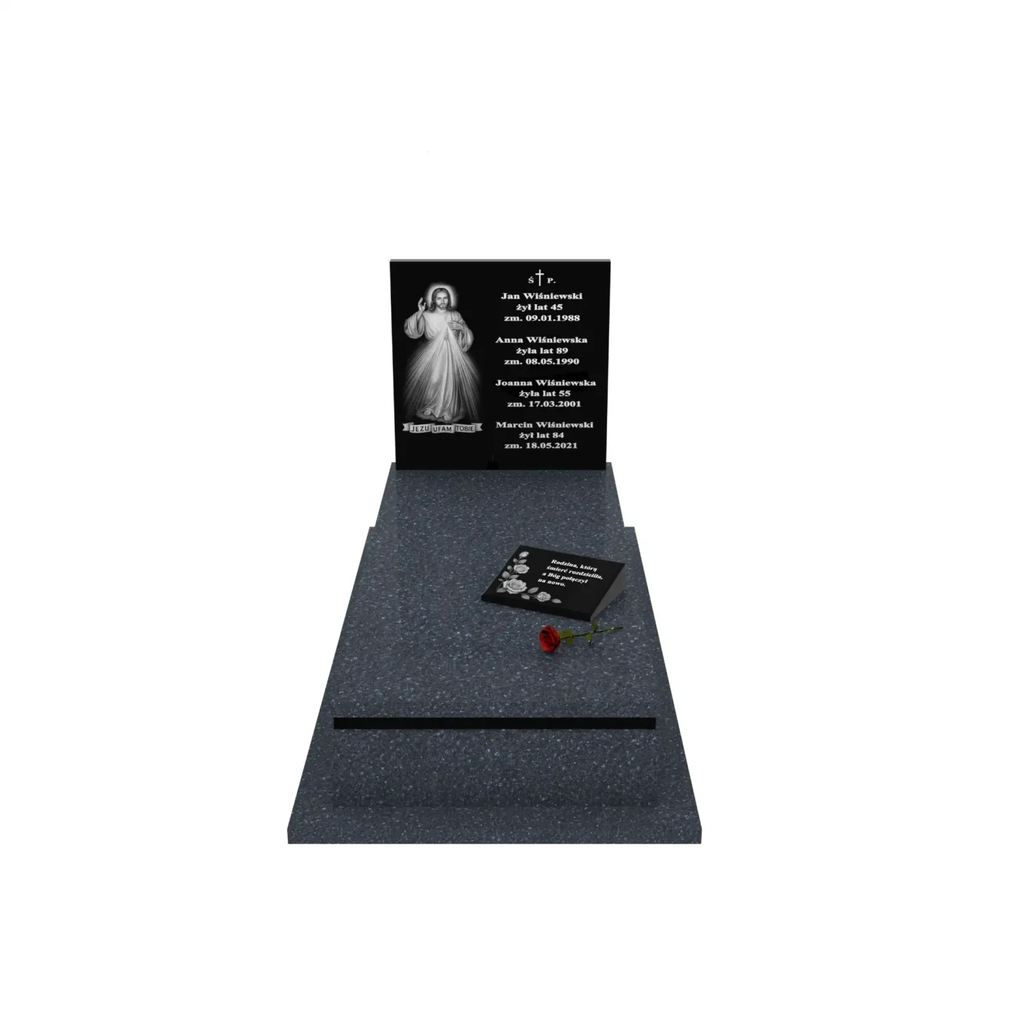 Einzelgrabmal mit Jesus-Gravur CK 127+360 – photo №12