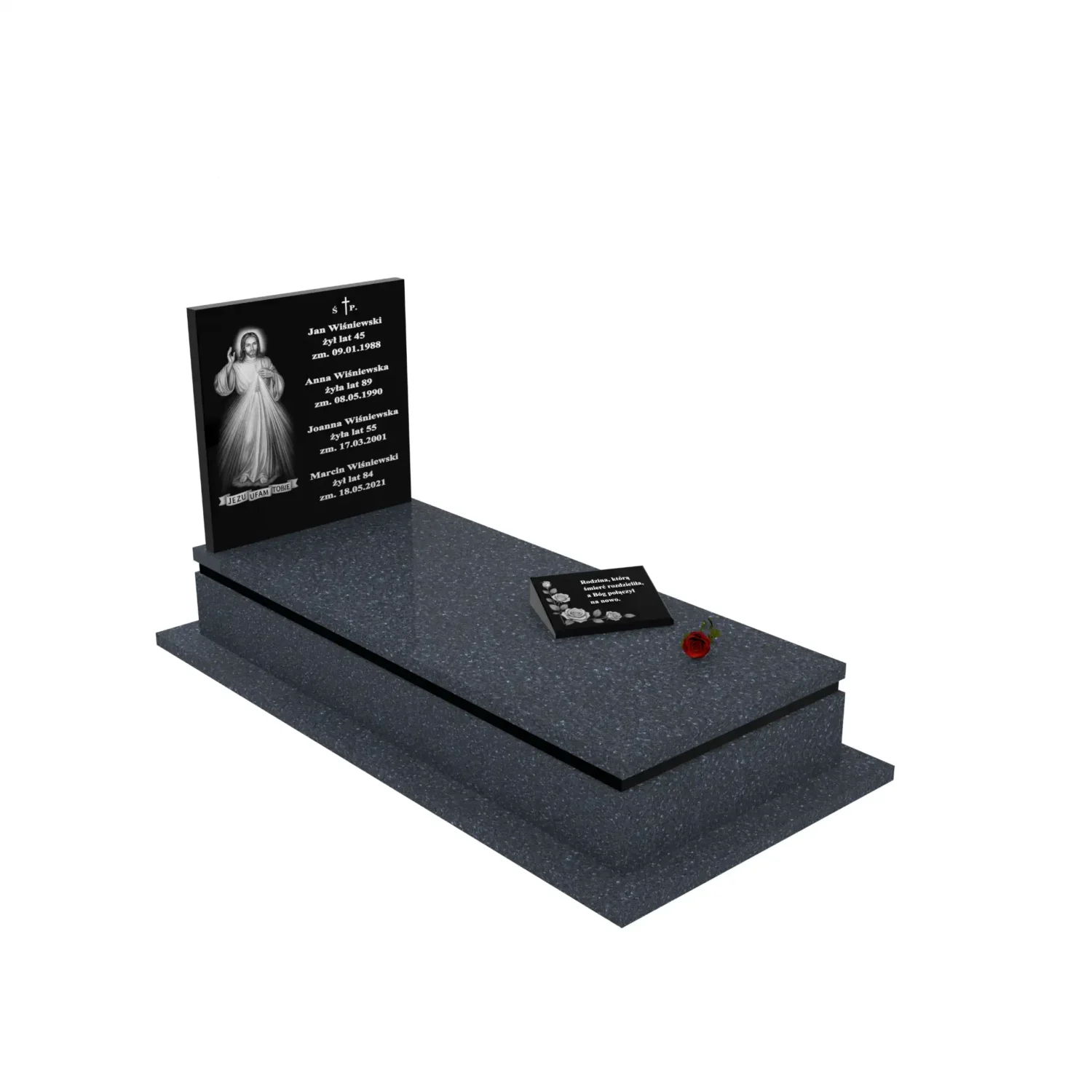 Einzelgrabmal mit Jesus-Gravur CK 127+360 – photo №11