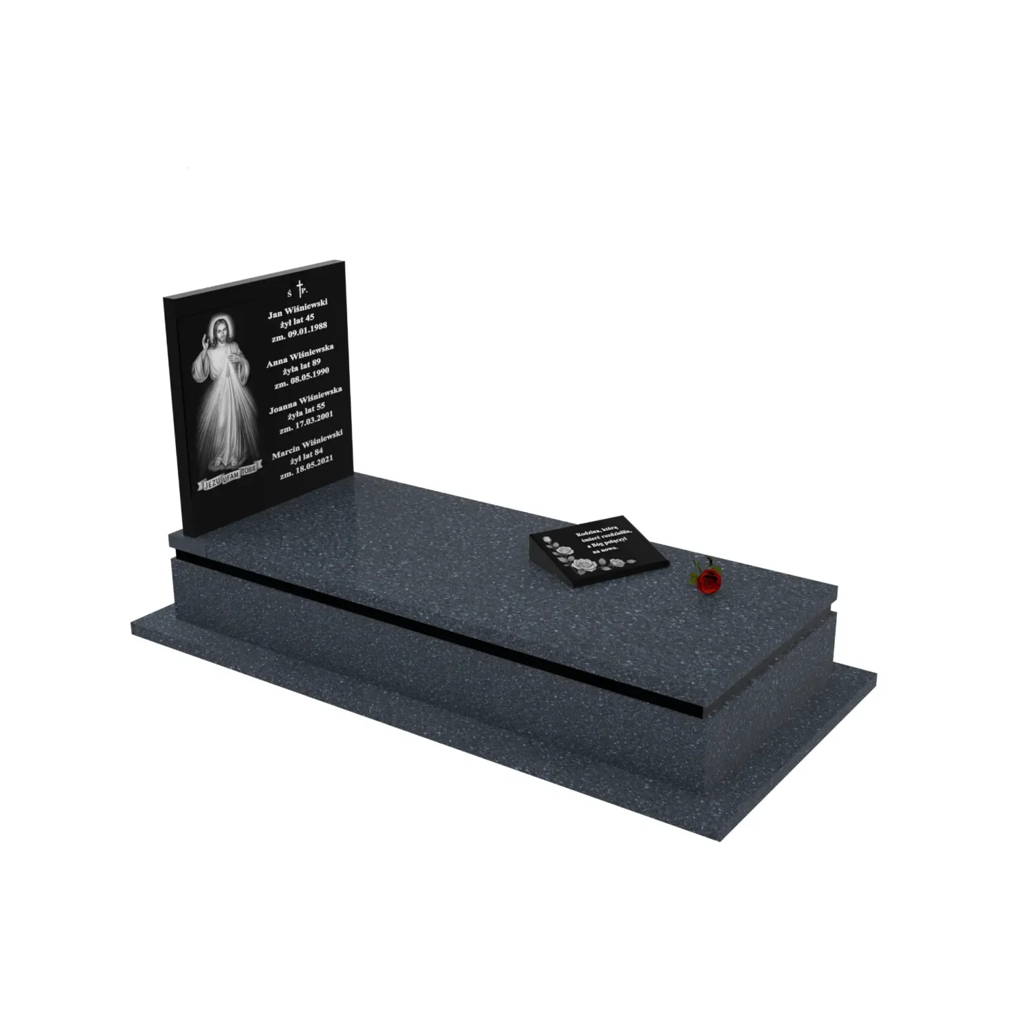 Einzelgrabmal mit Jesus-Gravur CK 127+360 – photo №10