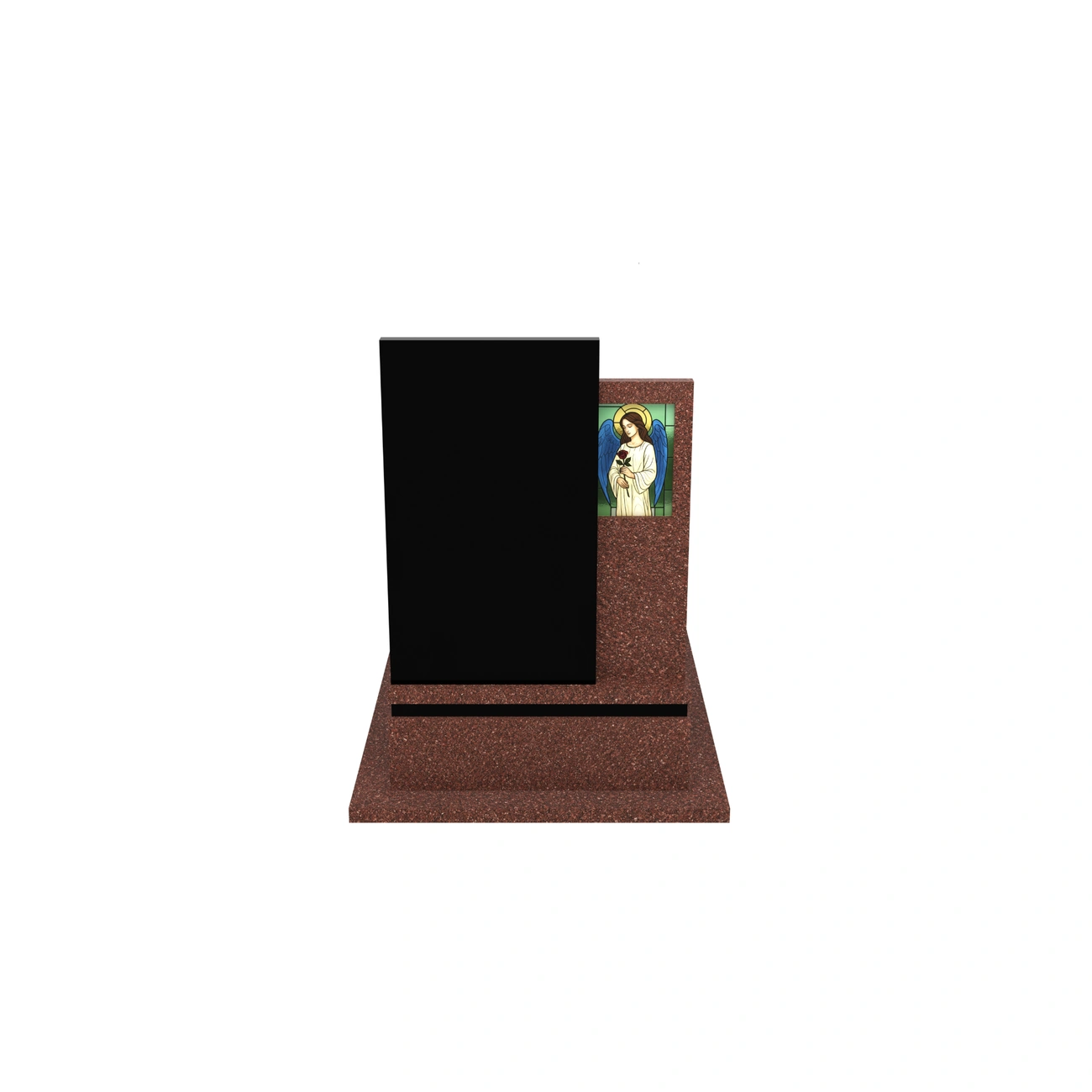 Einzelgrabstein mit Buntglas CK 146+360 – photo №6