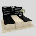 Doppelgrabmal aus Granit CK 98 Foto 34