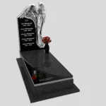 Einzelgrabstein mit Engelsfigur CK 150 Foto 36