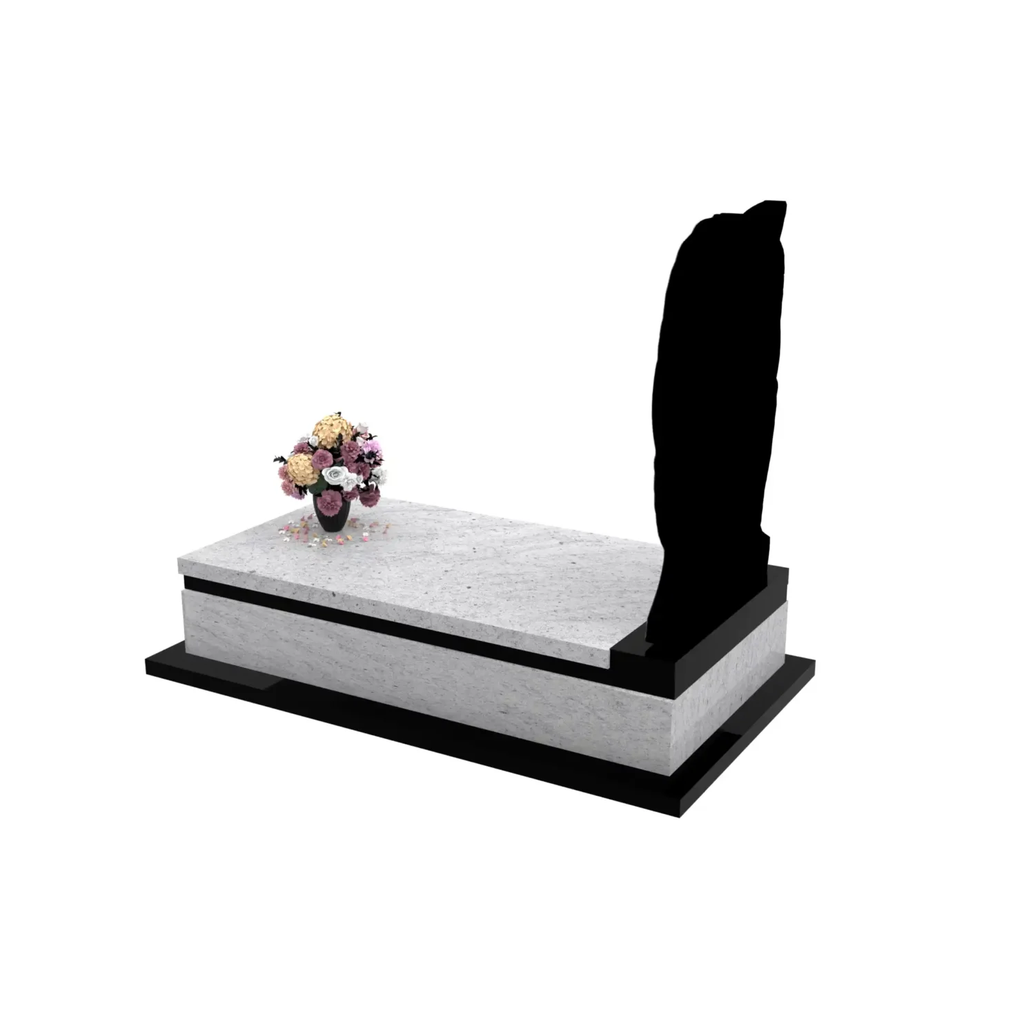 Einzelgrabstein mit Schwanenskulptur CK 143+360 – photo №4