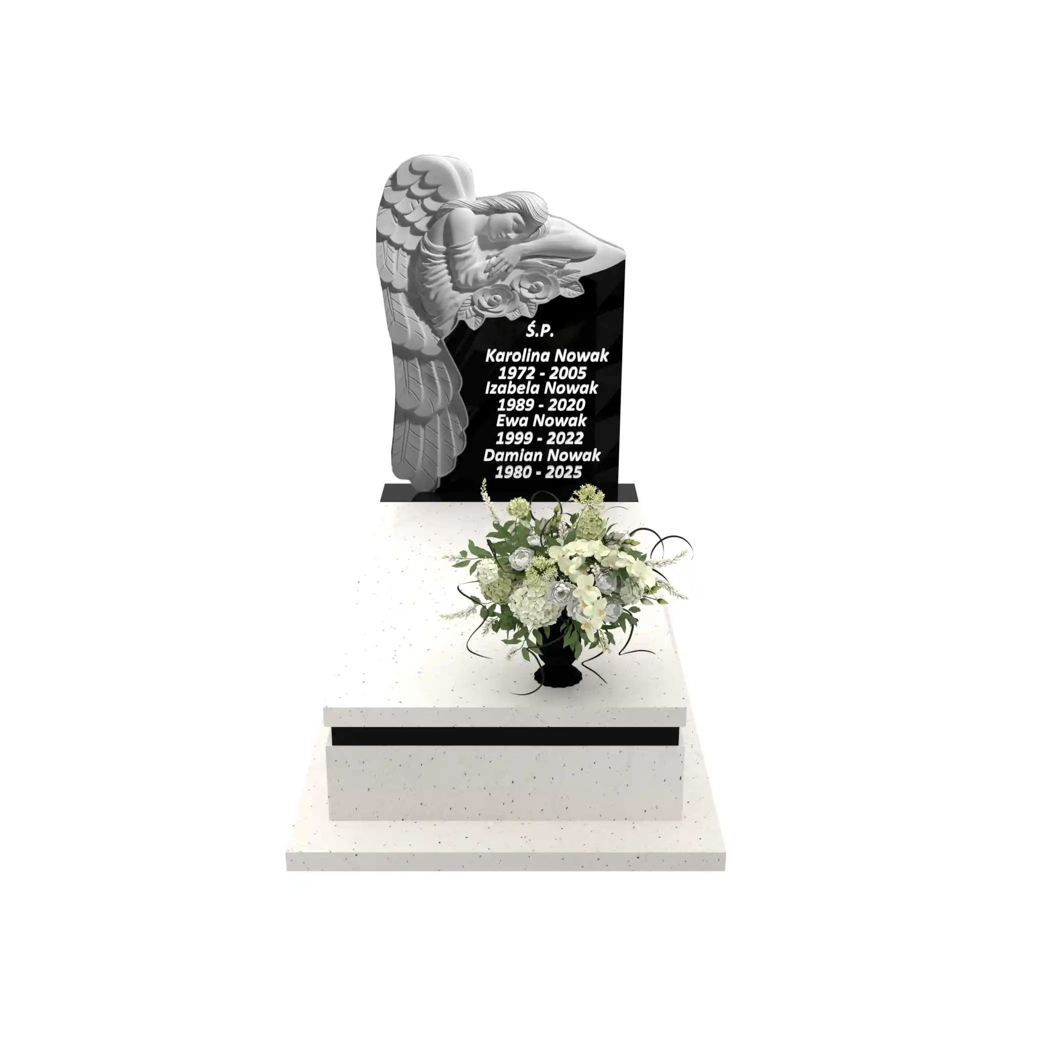 Einzelgrabstein mit Engelsfigur CK 156+360 – photo №12
