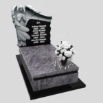 Einzelgrabstein mit Engelsfigur mit Flügeln CK 153 Foto 36