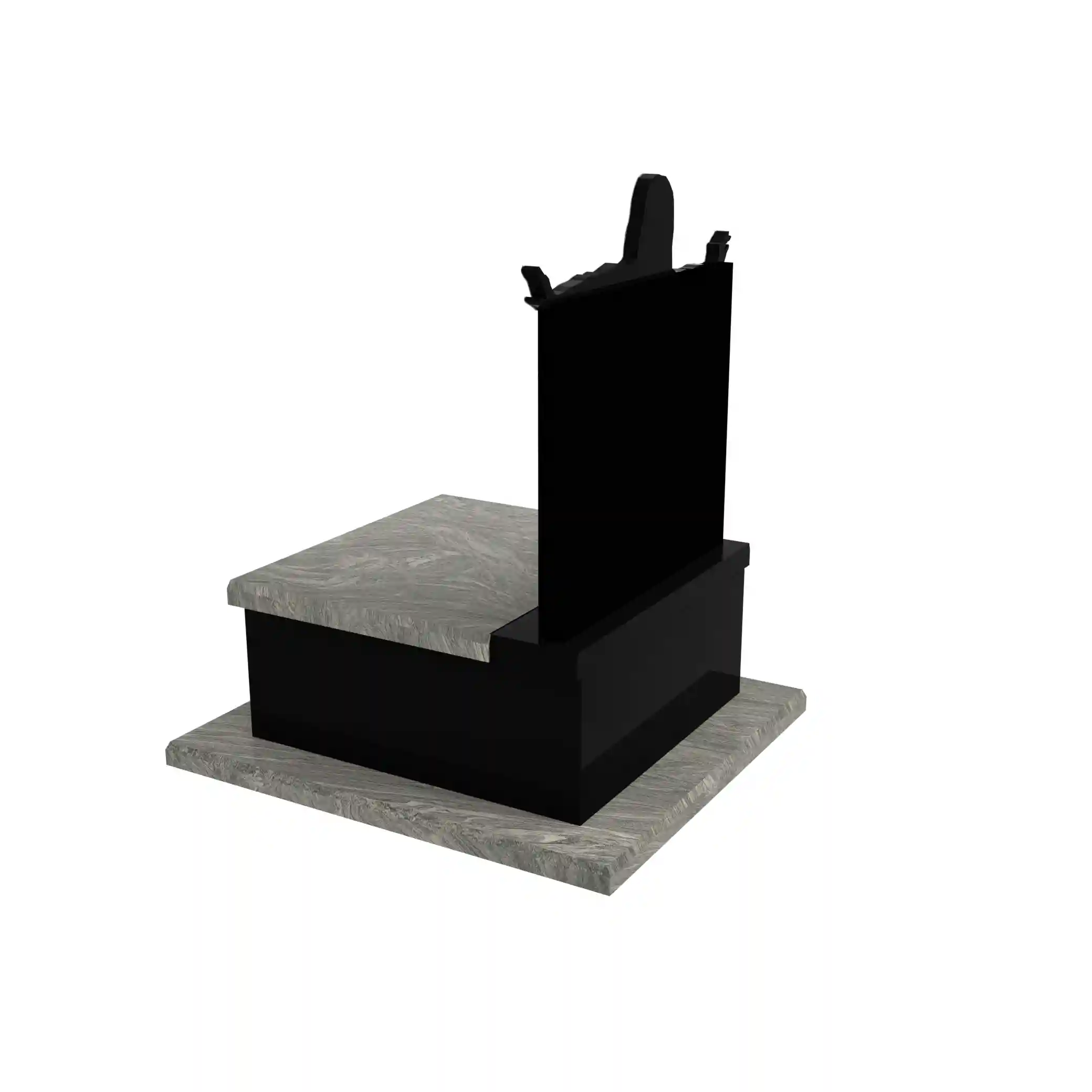 Urnengrabstein mit Engel-Gravur U 103+360 – photo №4