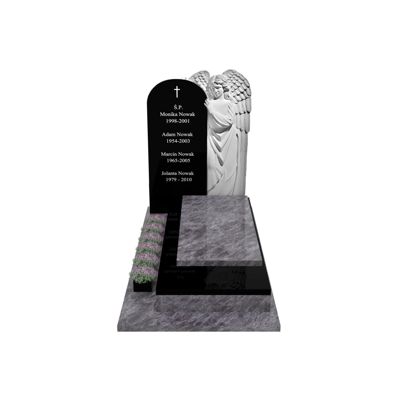 Einzelgrabstein mit Engelskulptur CK 157+360 – photo №12