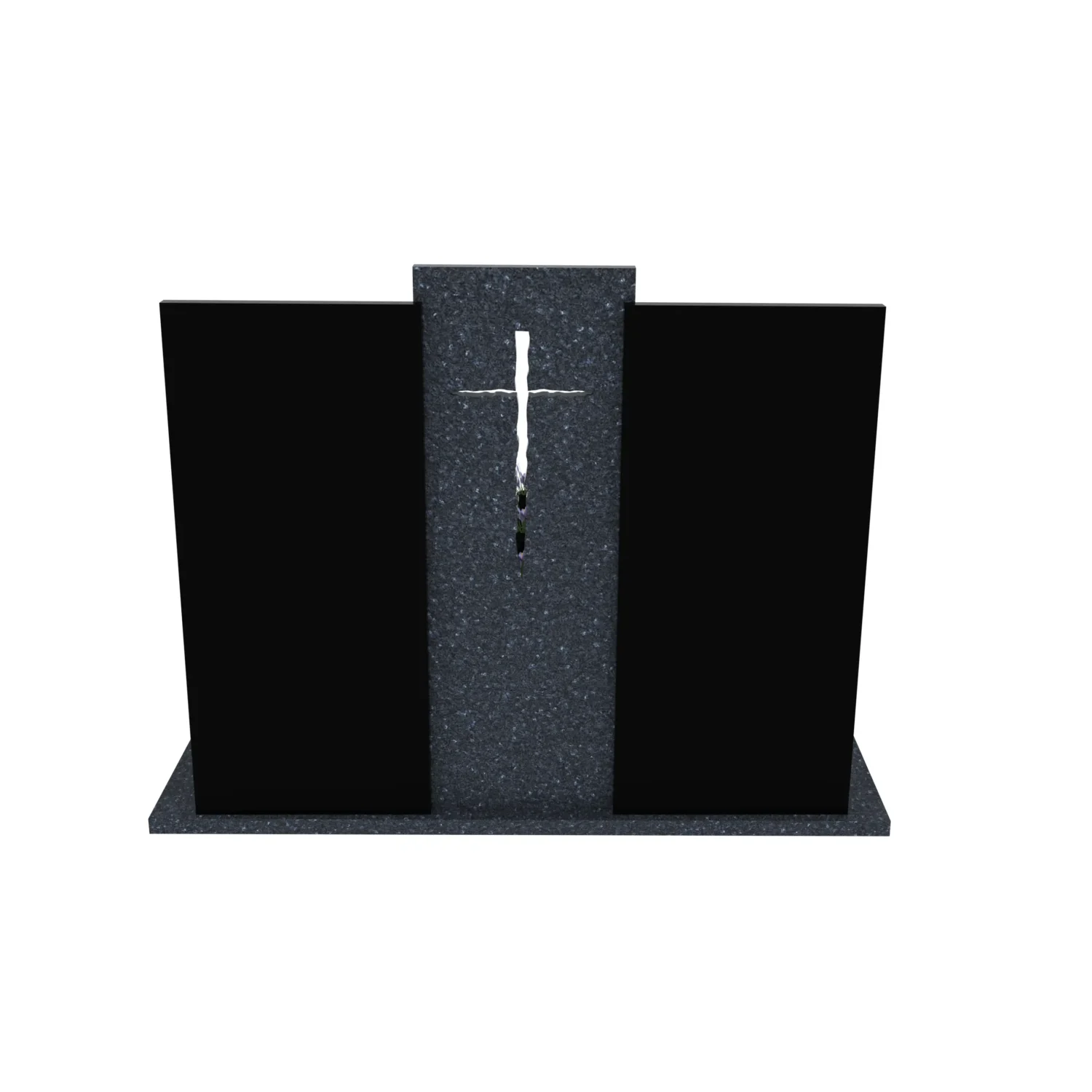 Doppelgrabstein mit geschnitztem Kreuz CK 113+360 – photo №6