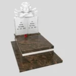 Kindergrabstein mit Buch- und Engels-Skulptur aus Granit D 79 Foto 35