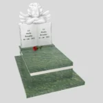 Kindergrabstein mit Buch- und Engels-Skulptur aus Granit D 79 Foto 37