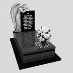 Einzelgrabstein mit Engelsfigur CK 170 Foto 36