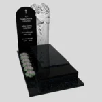 Einzelgrabstein mit Engelskulptur CK 157 Foto 35