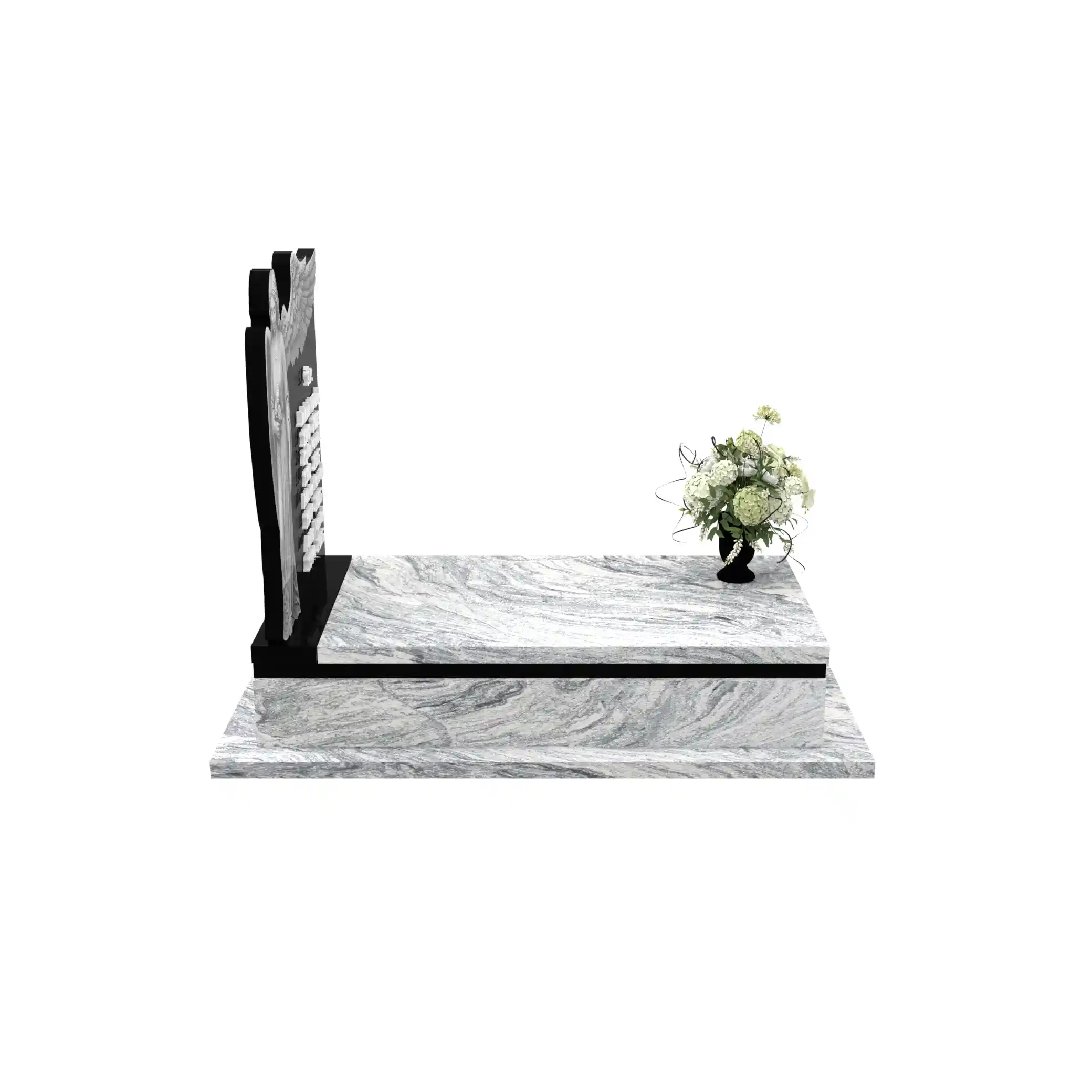 Einzelgrabstein mit Engel-Gravur CK 163+360 – photo №9