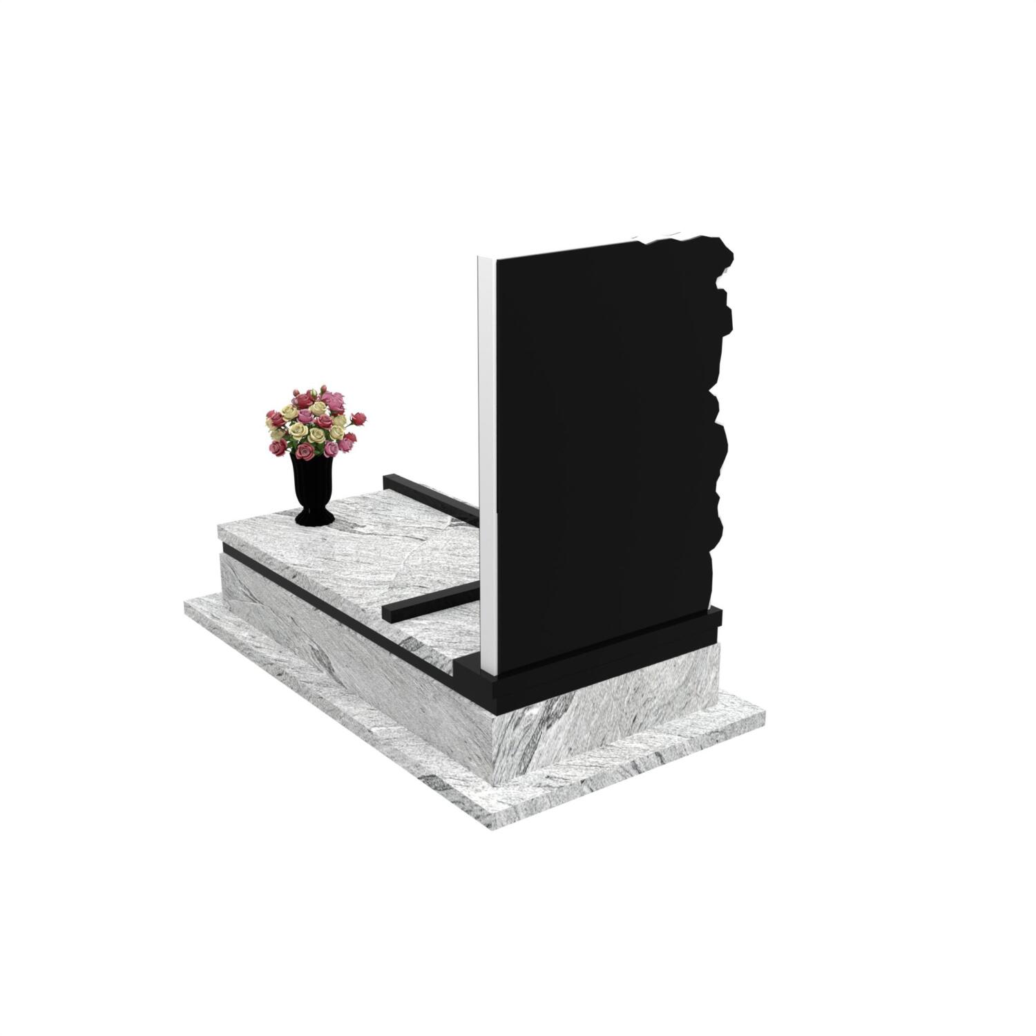 Einzelgrabstein mit Blumenskulptur CK 158+360 – photo №5