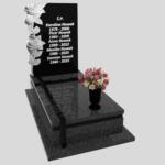 Einzelgrabstein mit Blumenskulptur CK 158 Foto 36