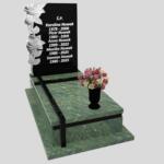 Einzelgrabstein mit Blumenskulptur CK 158 Foto 38