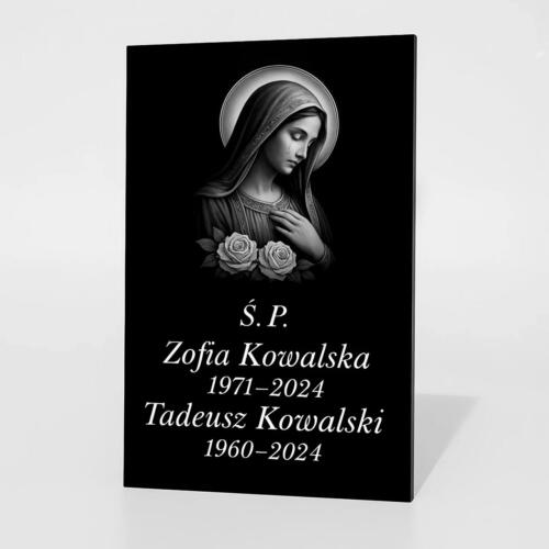 Tablica na pomnik grawerem