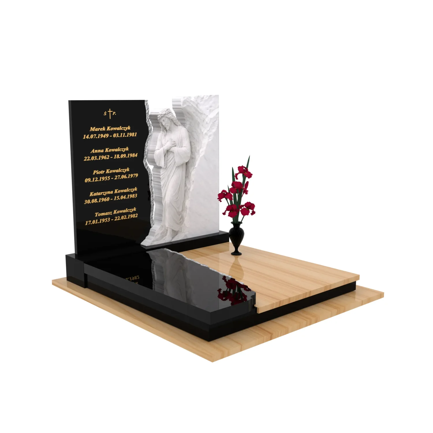 Doppelgrabmal mit Jesus-Skulptur CK 117+360 – photo №11
