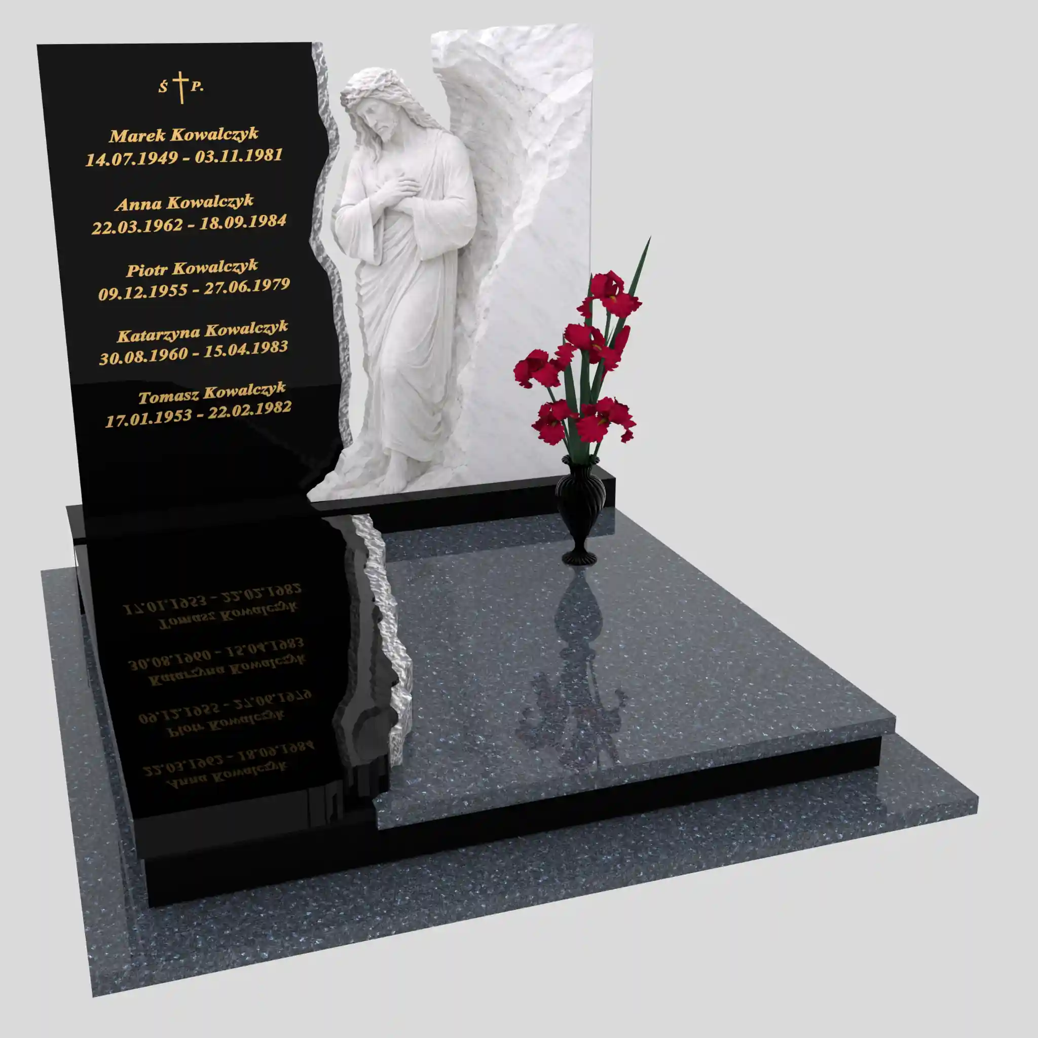 Doppelgrabmal mit Jesus-Skulptur CK 117 Foto 74