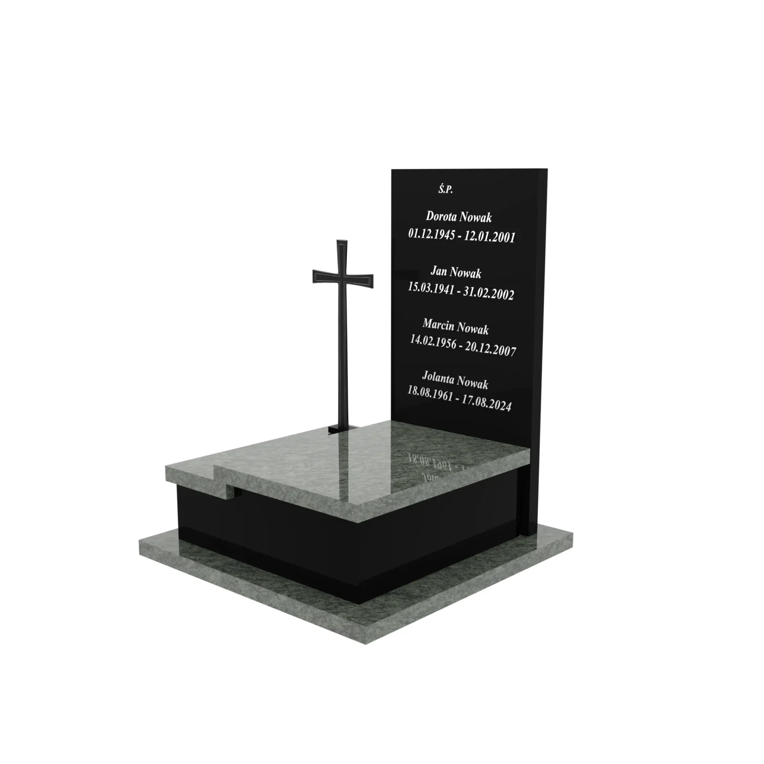 Urnengrabstein mit Kreuz U 126+360 – photo №12