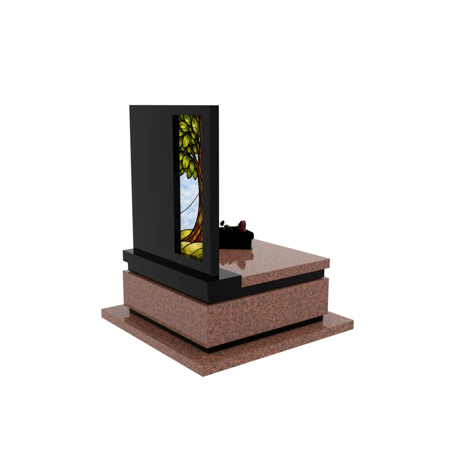 Urnengrabmal mit Glasbild Baum U 129+360 – photo №8