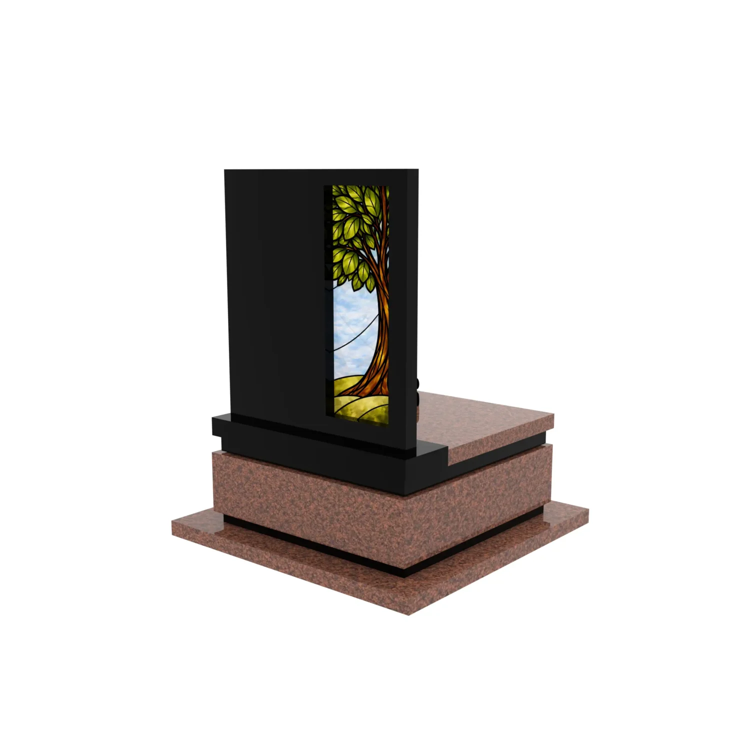 Urnengrabmal mit Glasbild Baum U 129+360 – photo №7