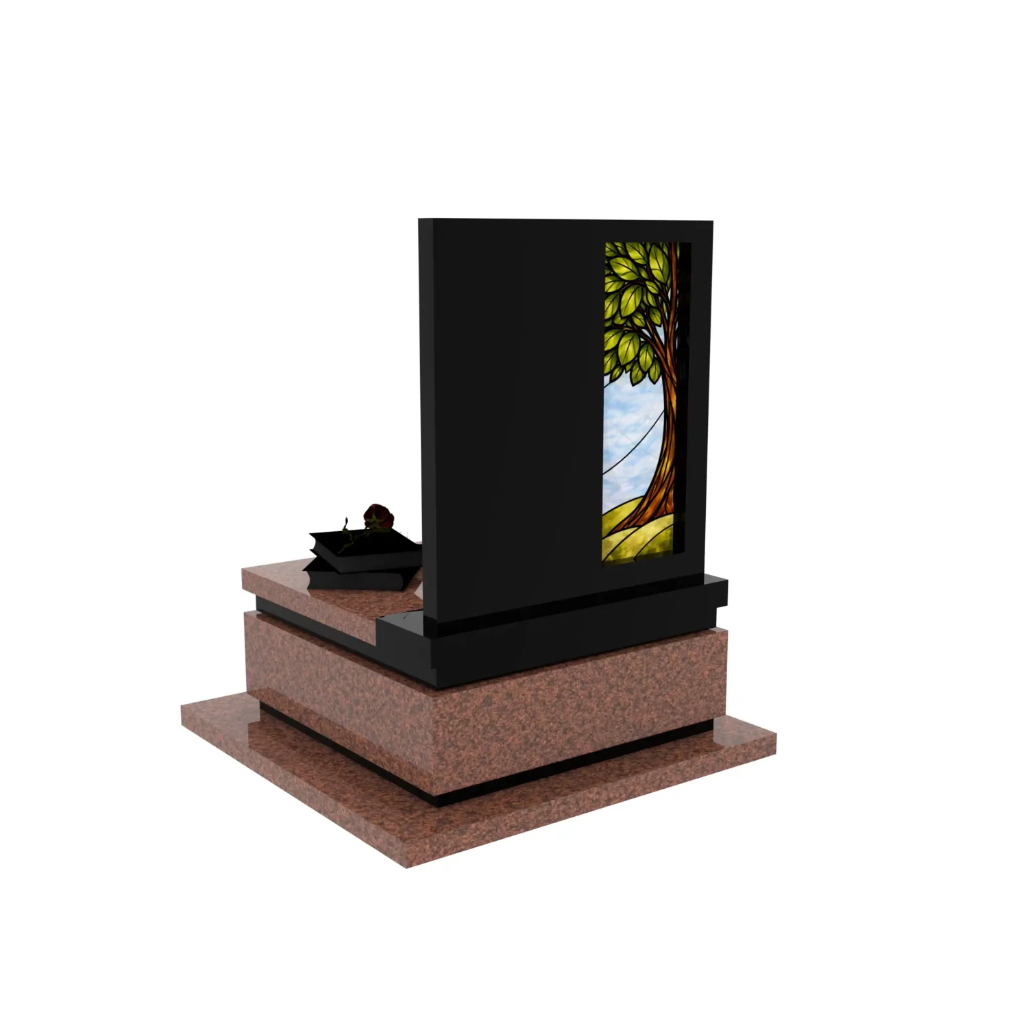 Urnengrabmal mit Glasbild Baum U 129+360 – photo №5