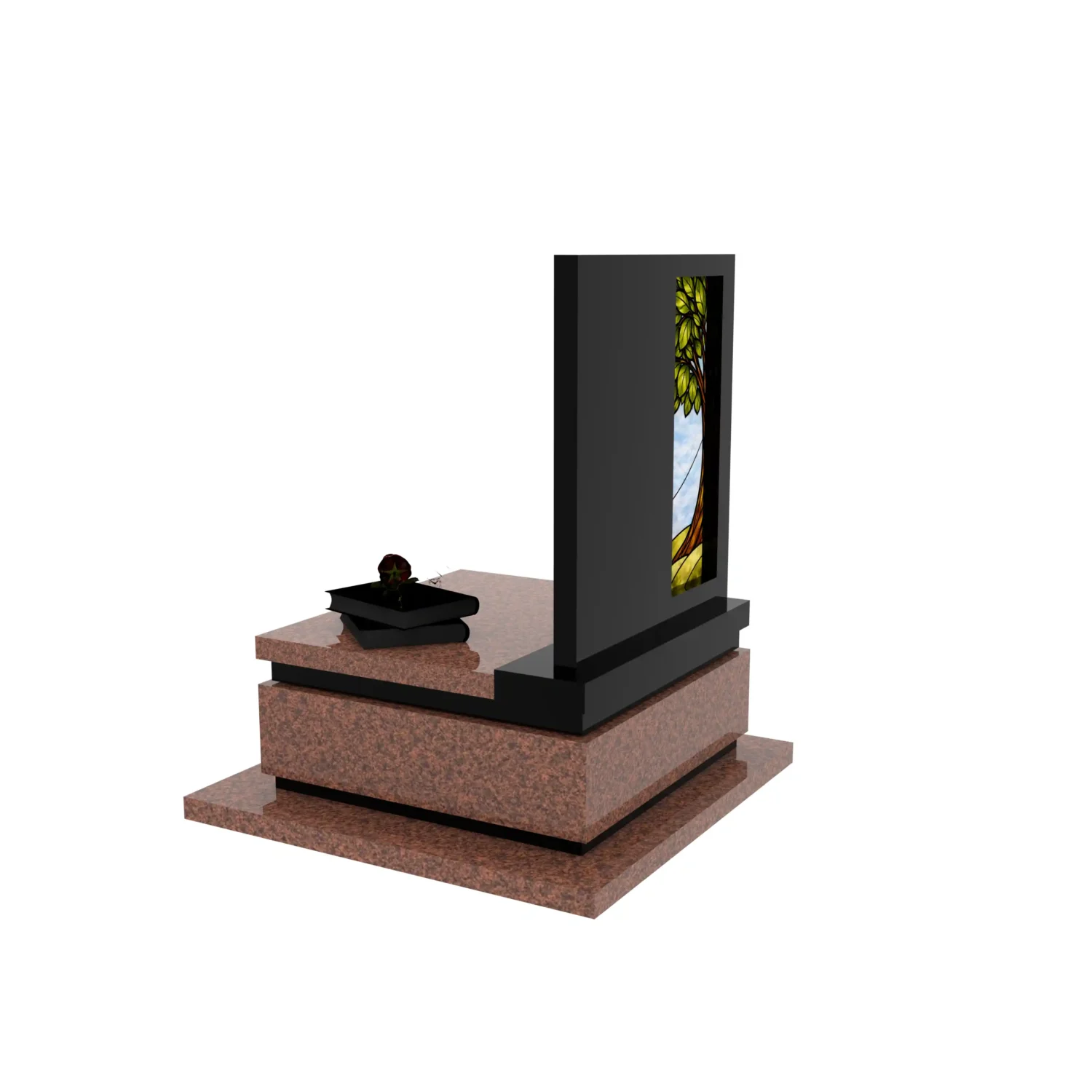 Urnengrabmal mit Glasbild Baum U 129+360 – photo №4
