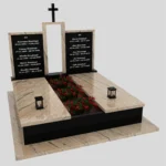 Doppelgrabstein mit Kreuz KD 72 Foto 38