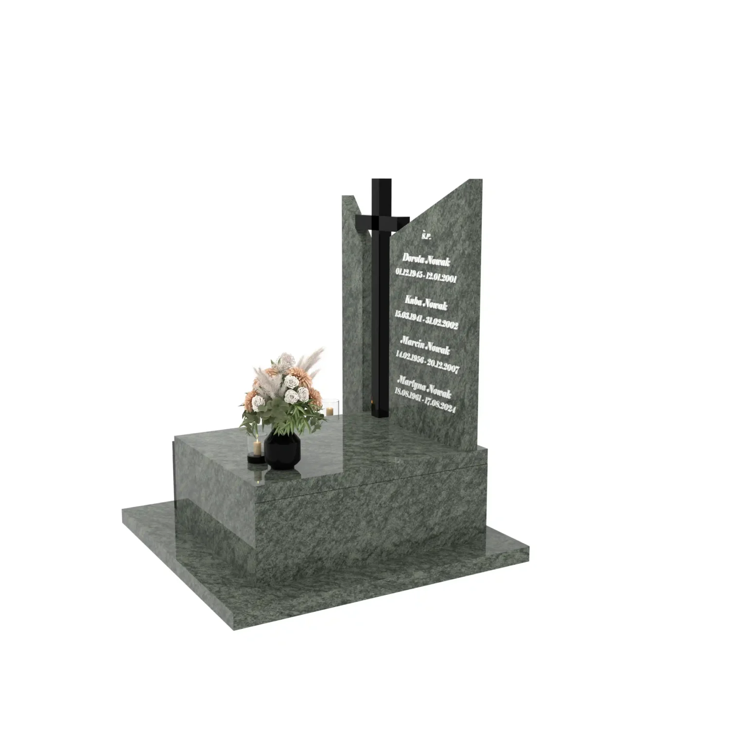 Urnengrabstein mit Kreuz U 132+360 – photo №1