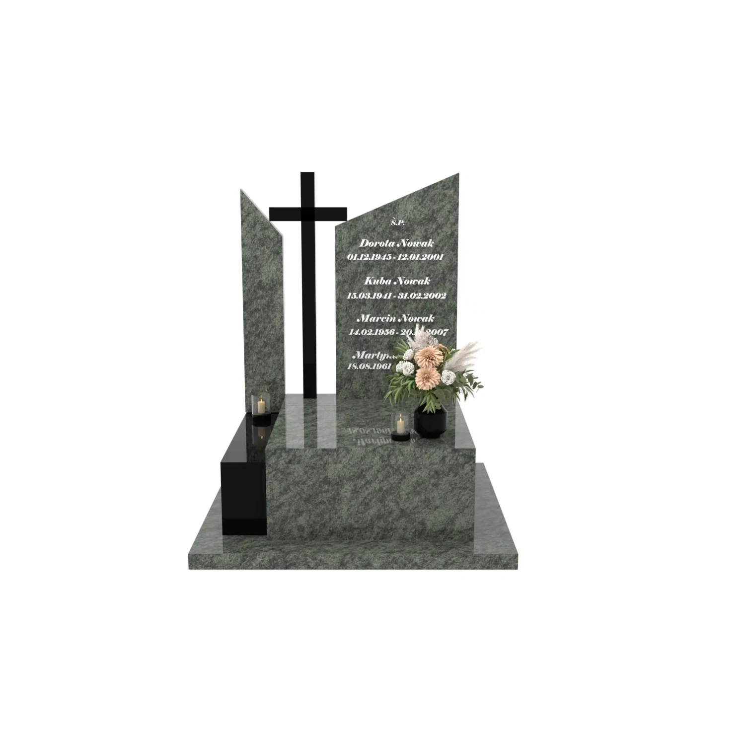 Urnengrabstein mit Kreuz U 132+360 – photo №11