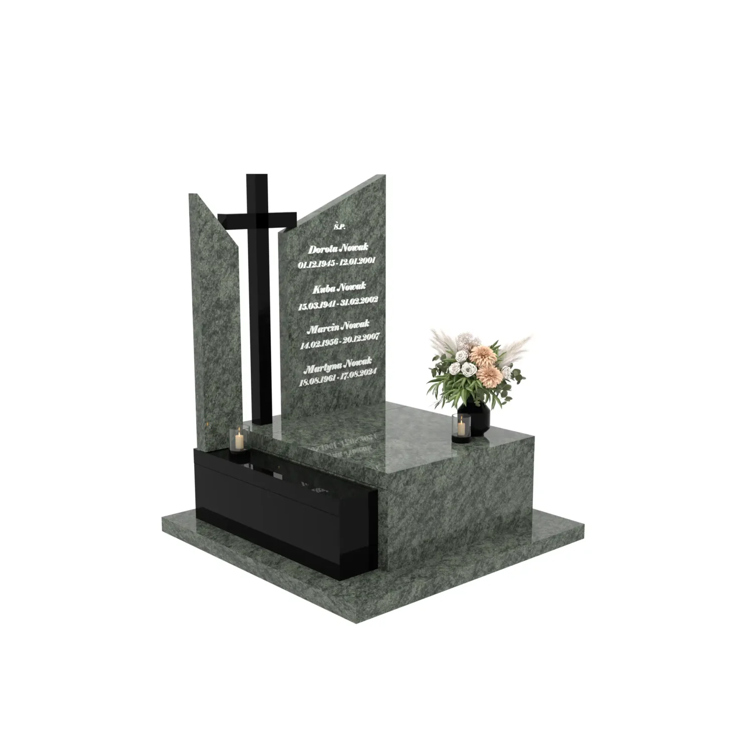 Urnengrabstein mit Kreuz U 132+360 – photo №10