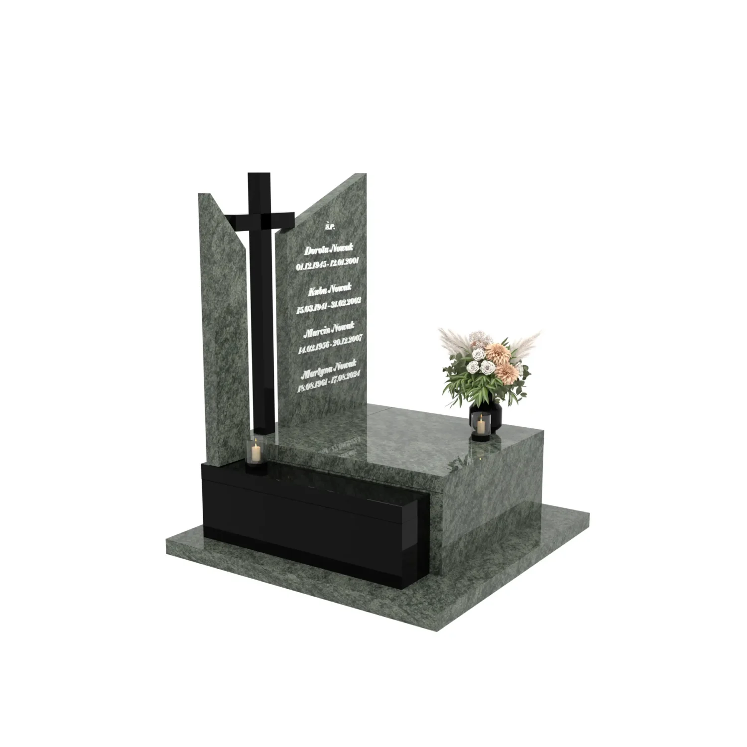 Urnengrabstein mit Kreuz U 132+360 – photo №9
