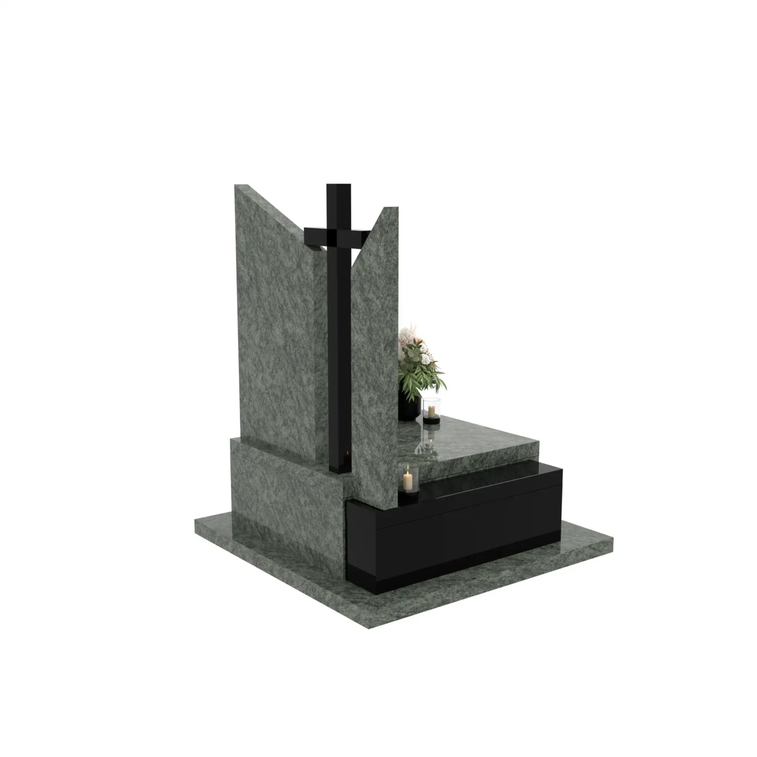 Urnengrabstein mit Kreuz U 132+360 – photo №7