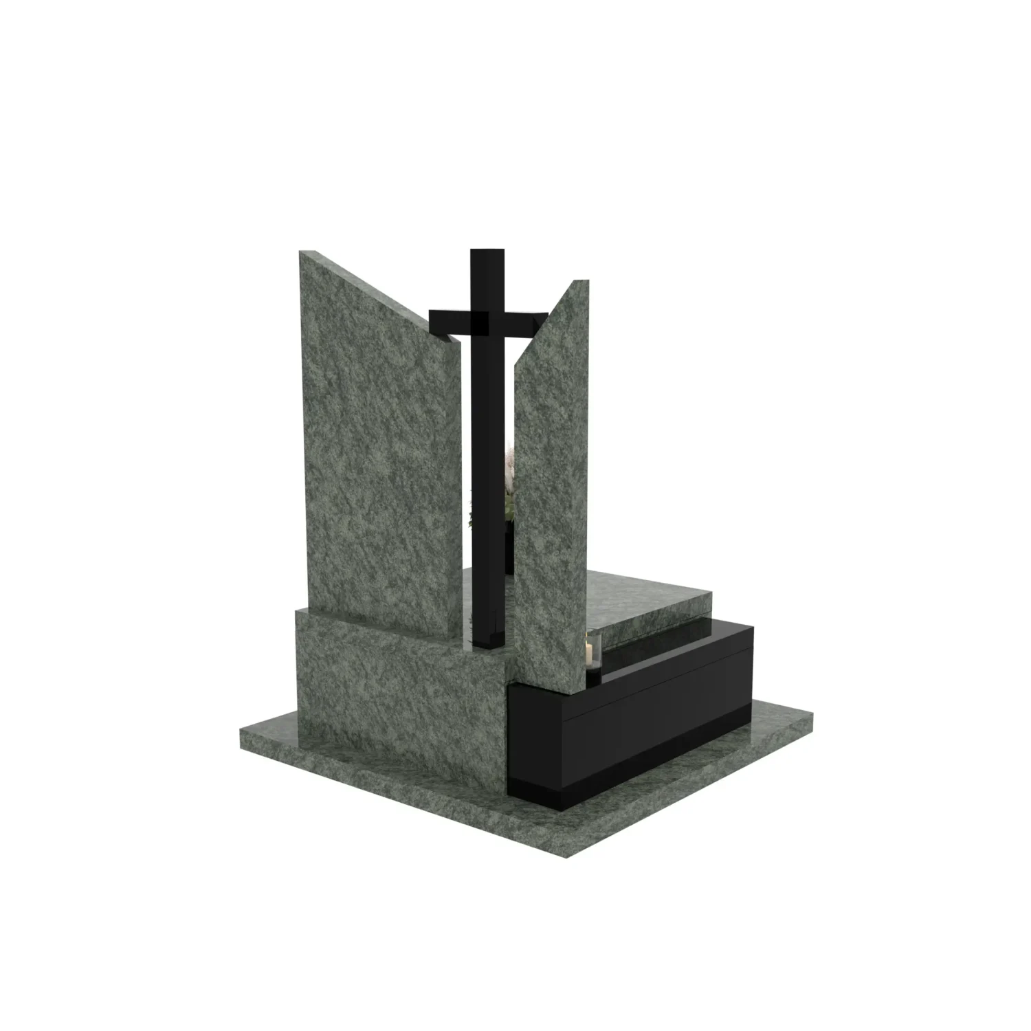 Urnengrabstein mit Kreuz U 132+360 – photo №6