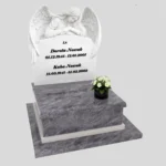 Urnengrabstein mit Engelsfigur aus Marmor U 130 Foto 36
