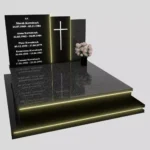 Doppelgrabstein mit LED-Beleuchtung KD 77 Foto 36