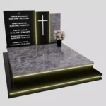 Doppelgrabstein mit LED-Beleuchtung KD 77 Foto 37