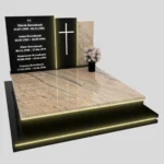Doppelgrabstein mit LED-Beleuchtung KD 77 Foto 38