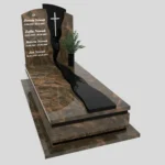 Einzelgrabstein mit Kreuz K 200 Foto 35