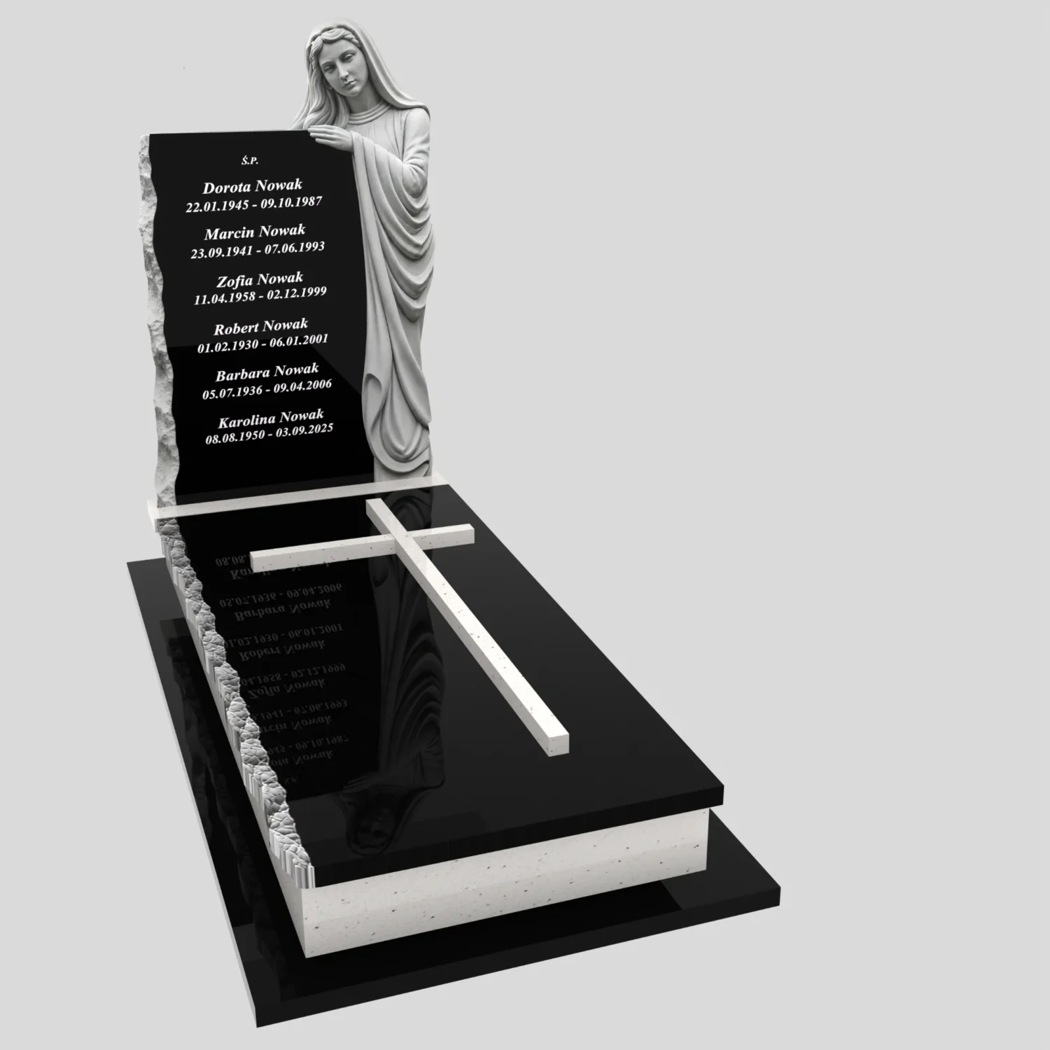 Einzelgrabstein mit Madonnenrelief CK 190 Foto 73